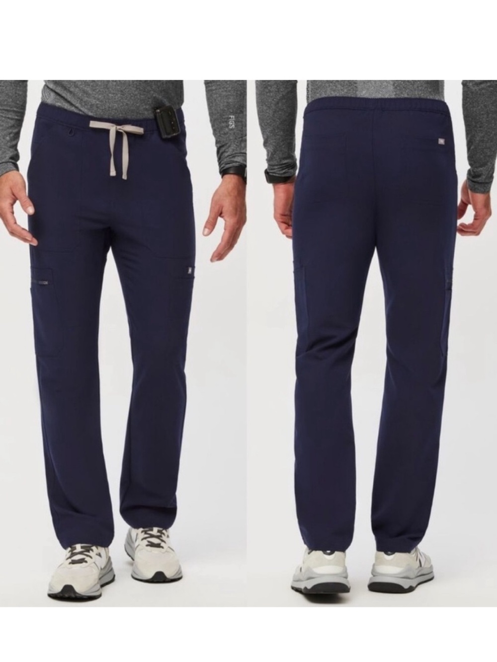 Figs Technical Collection Scrubs Navy Pants Style TM3001 Cairo Cargo Size Medium